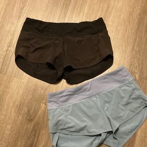 lululemon shorts (speed up low-rise lined short 2.5”)
